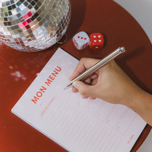 Mon planner menu
