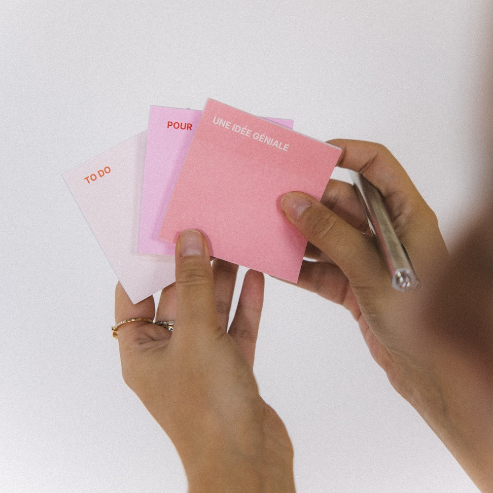 Lot de 3 blocs de pense-bêtes