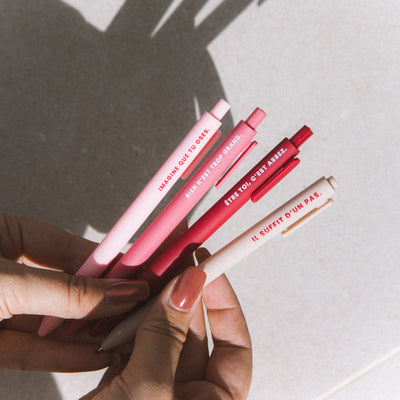 Set de 4 stylos Take Kare