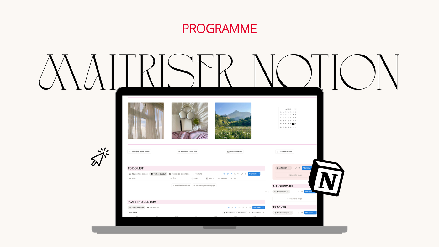 Visite guidée du Programme Notion